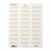 Benutzerdefiniertes Monstera-Monogramm-Hochzeitslo (Vorne)
