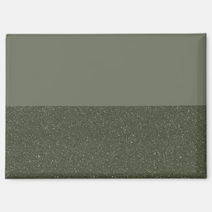 Benutzerdefiniertes Moosgrün + Texturierte Farbe ( Magnet