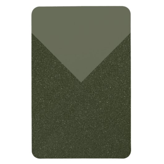 Benutzerdefiniertes Moss Green V-Shape-Magnet - An Magnet (Vertikal)