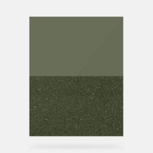 Benutzerdefiniertes Moss & Textur Akryllisches Zei Acrylschild