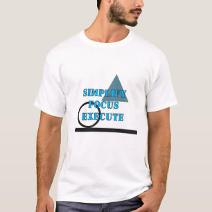 Benutzerdefiniertes Motivations-Zitat-T-Shirt T-Shirt