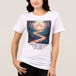 Benutzerdefiniertes Motivations-Zitat-T-Shirt Tri-Blend Shirt