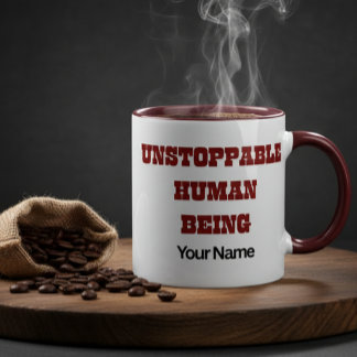 Benutzerdefiniertes Motivationszitat Selbstbewusst Tasse