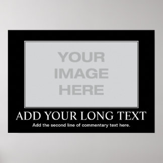 Benutzerdefiniertes Motivierend Poster - Individue