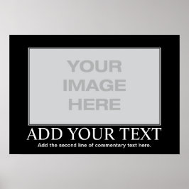 Benutzerdefiniertes Motivierend Poster - Individue