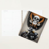 Benutzerdefiniertes Motorrad mit Skull-Grafik Planer (Anzeige)