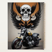 Benutzerdefiniertes Motorrad mit Skull-Grafik Planer (Rückseite)