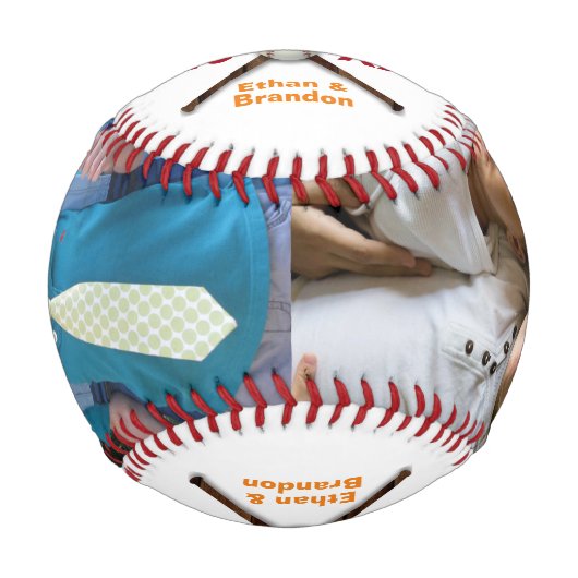 Benutzerdefiniertes Multi-Foto Baseball (Vorderseite)