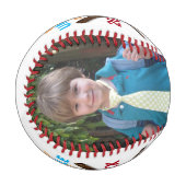 Benutzerdefiniertes Multi-Foto Baseball (Vorderseite Links)