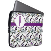 Benutzerdefiniertes Muster der ersten Monogramm-Re Laptopschutzhülle (Vorne Rechts)