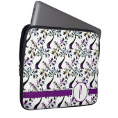 Benutzerdefiniertes Muster der ersten Monogramm-Re Laptopschutzhülle (Vorne Rechts)