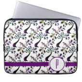 Benutzerdefiniertes Muster der ersten Monogramm-Re Laptopschutzhülle (Vorderseite)