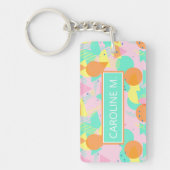 Benutzerdefiniertes Muster für Abstrakte Geometrie Schlüsselanhänger (Vorderseite)