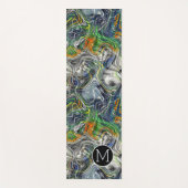 Benutzerdefiniertes Muster für Cooles Retro-Frakta Yogamatte (Vorderseite)