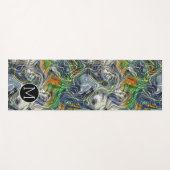 Benutzerdefiniertes Muster für Cooles Retro-Frakta Yogamatte (Vorderseite (Horizontal))