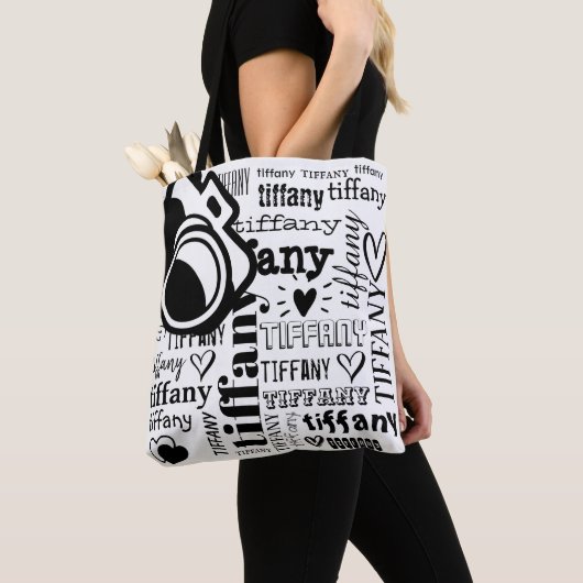 Benutzerdefiniertes Muster für Fototext Tasche (Von Nahem)