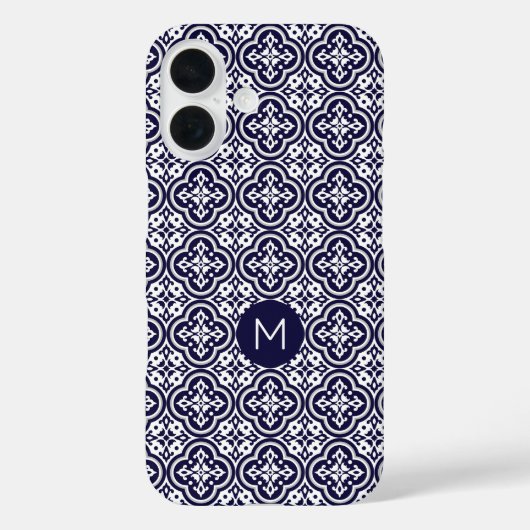 Benutzerdefiniertes Muster für Portugese-Tiles Case-Mate iPhone Hülle (Rückseite)