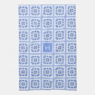 Benutzerdefiniertes Muster für Portugese-Tiles Geschirrtuch