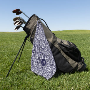 Benutzerdefiniertes Muster für Portugese-Tiles Golfhandtuch