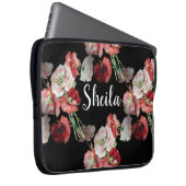 Benutzerdefiniertes Muster für rosa und rote Pappe Laptopschutzhülle (Vorne Rechts)