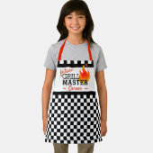 Benutzerdefiniertes Muster für schwarze und weiße Schürze (Insitu)