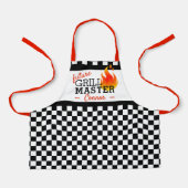 Benutzerdefiniertes Muster für schwarze und weiße Schürze (Vorderseite)