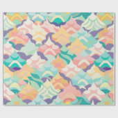 Benutzerdefiniertes Muster für Vector Pastell Geschenkpapier (Flach)