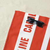 Benutzerdefiniertes Muster für Weißes Tomaten, Rot Strandtuch (Beispiel)