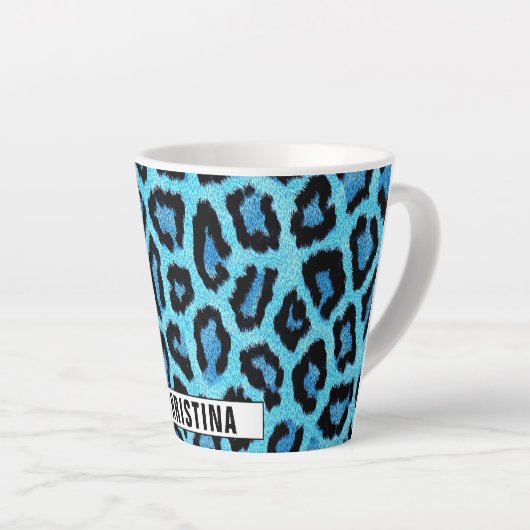 Benutzerdefiniertes Muster für Wild Leopard Milchtasse (Rechte Ecke)