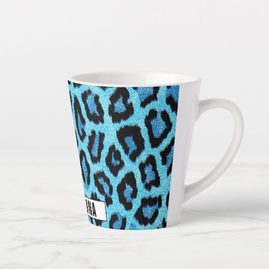 Benutzerdefiniertes Muster für Wild Leopard Milchtasse (Rechts)
