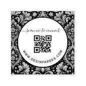 Benutzerdefiniertes Muster und Website-Geschäfts-Q Permastempel (Design)