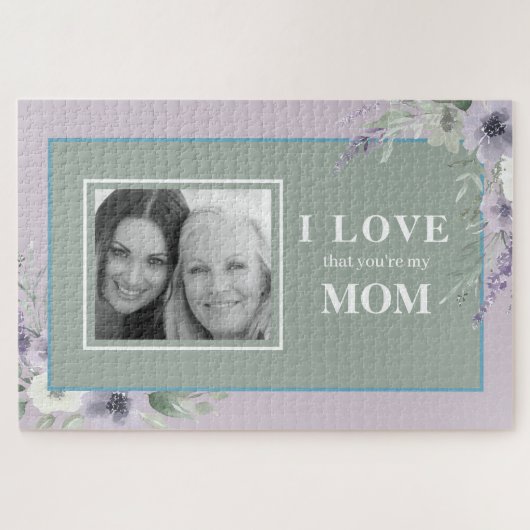 Benutzerdefiniertes Mutter-Tochter-Foto  Puzzle (Horizontal)