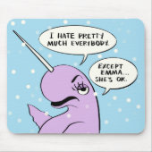 Benutzerdefiniertes Nadine-Mauspad für Emma Mousepad (Vorne)