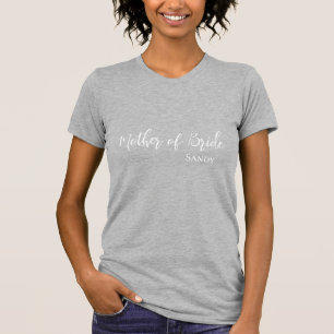 Benutzerdefiniertes Name Mutter der Braut T-Shirt