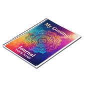 Benutzerdefiniertes Namens-Mandala-Tagebuch der Da Notizblock (Linke Seite)