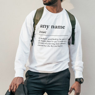 Benutzerdefiniertes Namensdefinitions-Wörterbuch M Sweatshirt