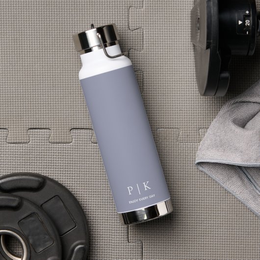 Benutzerdefiniertes Namensmonogramm 25oz Trinkflasche (Fitnesstudio (gedreht))