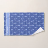 Benutzerdefiniertes nausches Seepferd hellblau Badhandtuch Set (Handtuch)