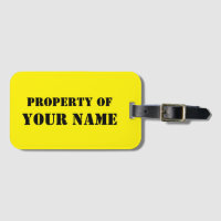 Benutzerdefiniertes nebelgelbes Eigentum an Gepäck