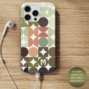 Benutzerdefiniertes Neutral-Tan-Olivgrün-Schwarzes Case-Mate iPhone Hülle