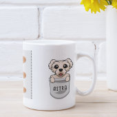 Benutzerdefiniertes Niedlich maltesisches Maltesis Kaffeetasse