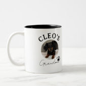 Benutzerdefiniertes Niedliches Begleiter-Foto und  Zweifarbige Tasse (Links)