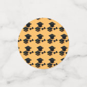 Benutzerdefiniertes niedliches Foto Skript Schwarz Konfetti (Klein Vorderseite)