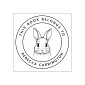 Benutzerdefiniertes Niedliches Kaninchen Dieses Bu Gummistempel (Prägung)