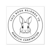 Benutzerdefiniertes Niedliches Kaninchen Dieses Bu Permastempel (Design)