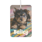 Benutzerdefiniertes Niedliches Pet-Foto Autolufterfrischer (Vorderseite)