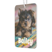 Benutzerdefiniertes Niedliches Pet-Foto Autolufterfrischer (Links)