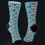 Benutzerdefiniertes Niedliches Pet-Foto-Muster leu Socken<br><div class="desc">Diese niedlichen Socken zeichnen sich durch ihr eigenes Foto aus, das im Offset auf einem hellblauen Hintergrund angeordnet ist. Sie sind perfekt für den Liebhaber von Haustieren und Socken! Fügen Sie Ihr eigenes Foto, Katz-Foto, Pferd-Foto, Schwein-Foto oder Fisch-Foto - welches Tier Sie auch besitzen! Dies ist ein tolles Geschenk für...</div>