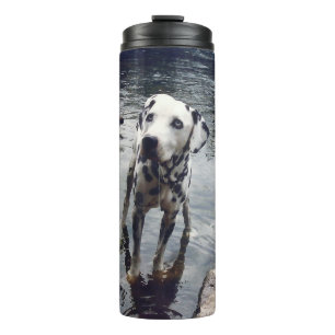 Benutzerdefiniertes Niedliches Pet Friend Foto Dog Thermosbecher