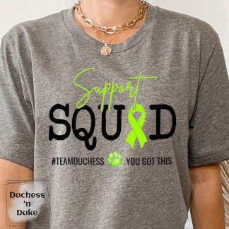 Benutzerdefiniertes Non-Hodgkin-Lymphom Pfotenband Tri-Blend Shirt